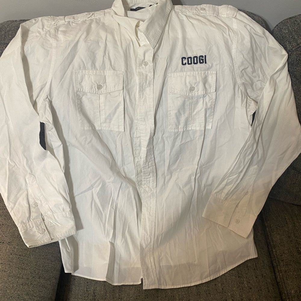 COPY - Coogi Button Down white shirt